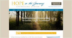 Desktop Screenshot of hopeinthejourney.com